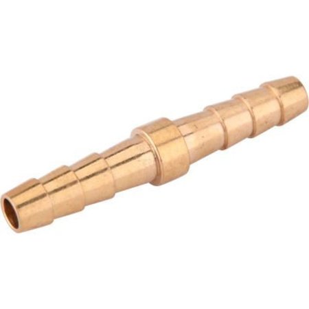 GEC Freeman Male To Male Barbed Coupler, 1/4" x 1/4", Brass Z1414MMBC